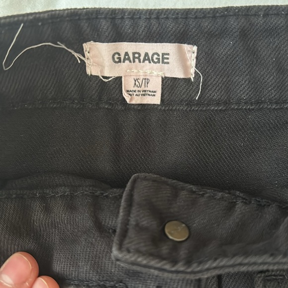 Garage black jean skirt - Picture 2 of 3